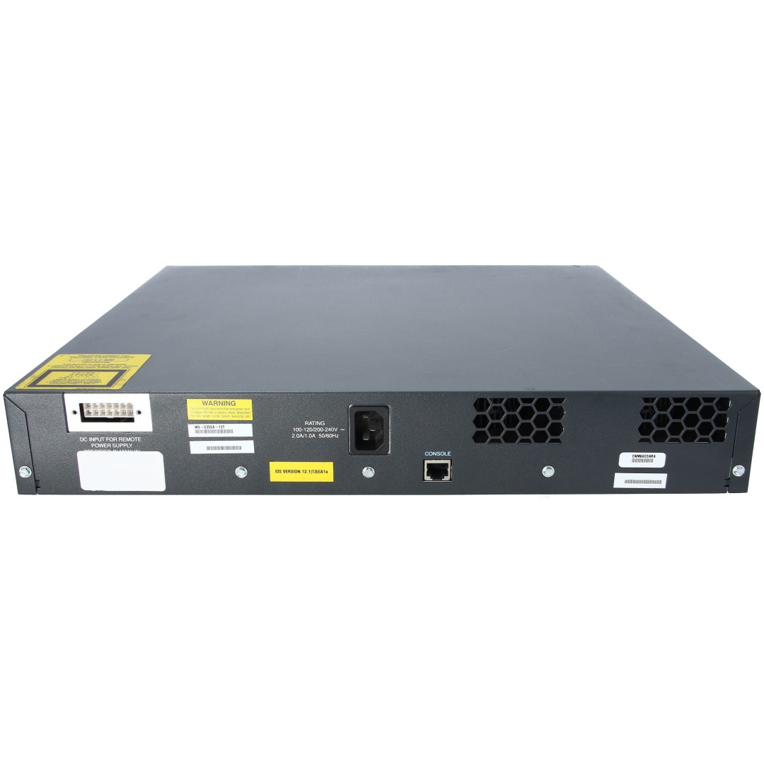 Cisco Catalyst 3550 Stackable 10 10/100/1000BASE-T ports &amp; 2 GBIC-based Gigabit Ethernet ports, Enhanced Multilayer Image software