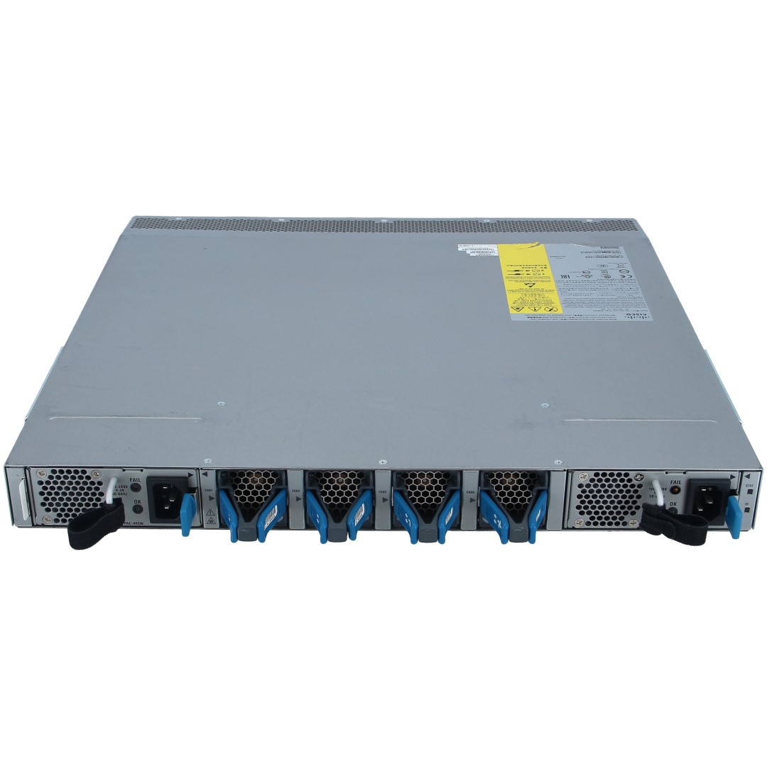 Cisco Nexus 2248PQ 10GE Fabric Extender, 2PS, 4 Fan Module, 48x1/10GE (req SFP/SFP+) and 4x40G QSFP+ (req QSFP+), choice of airflow and power supply