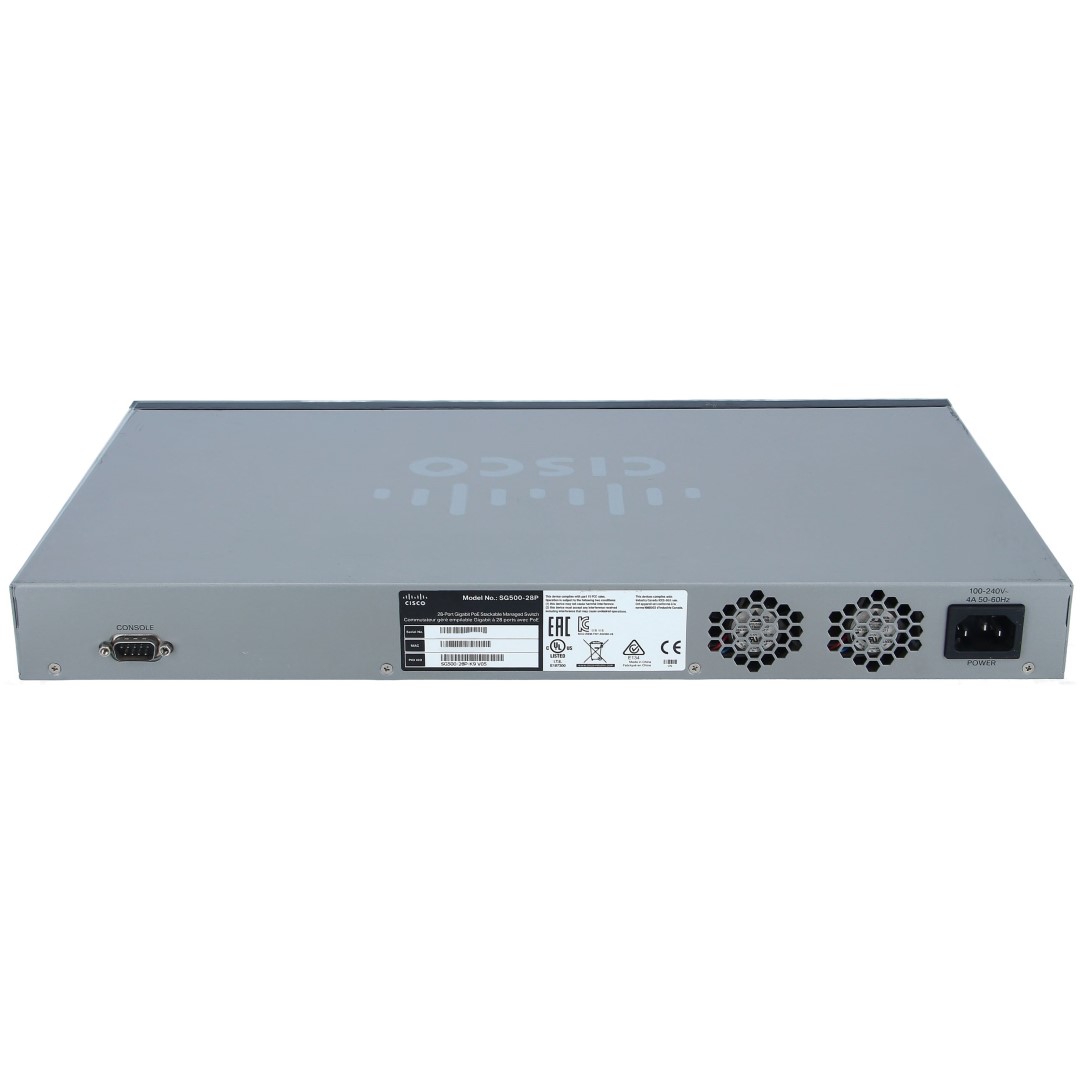 Cisco SG500-28P 28-port Gigabit POE Stackable Managed Switch