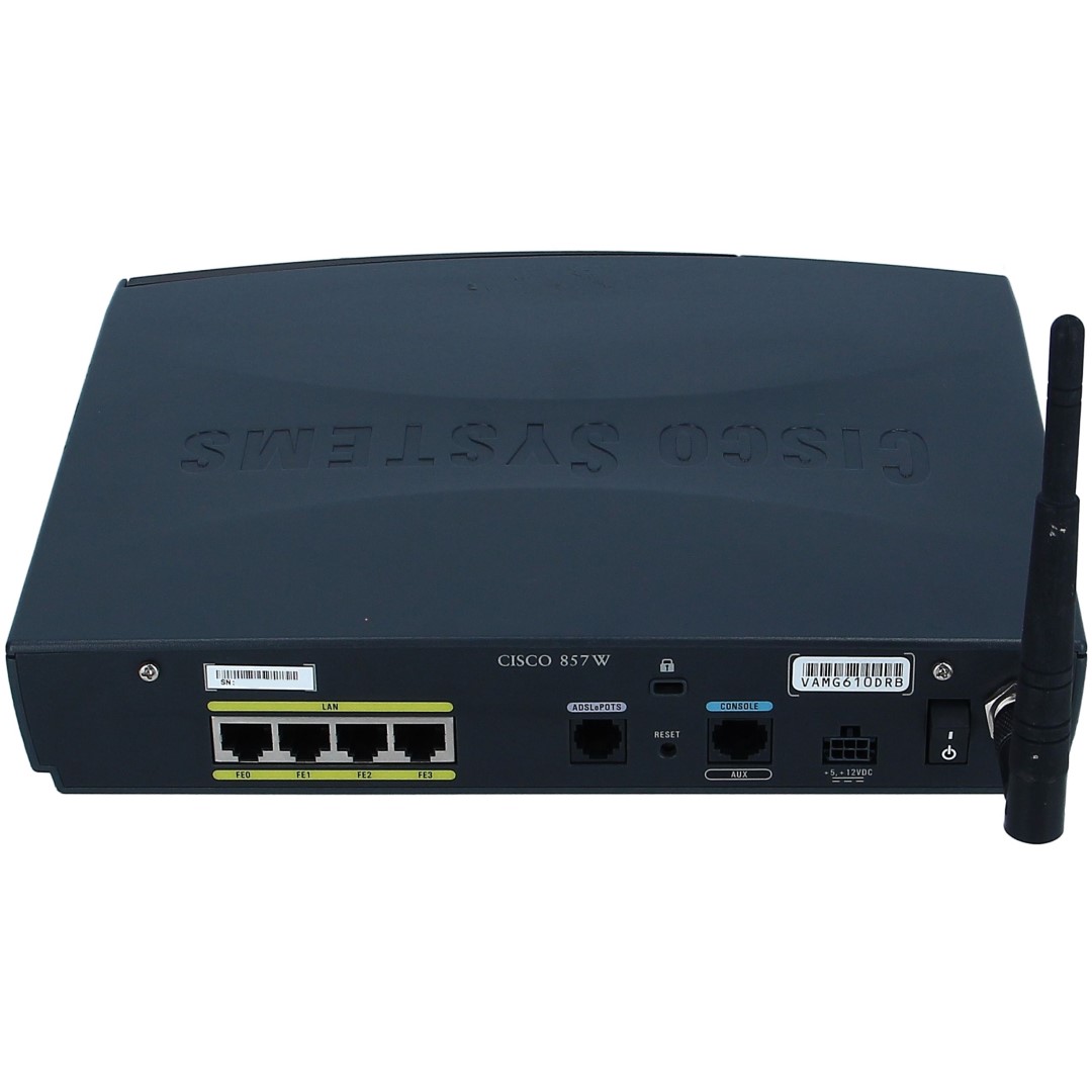 Cisco 857 ADSL Wireless Router; Europe