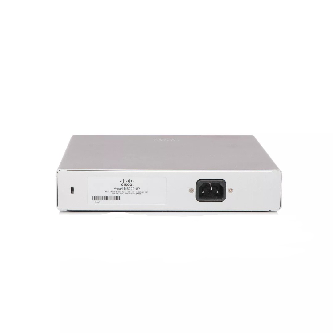 Meraki MS220-8P Cloud Managed 8 Port GigE Switch