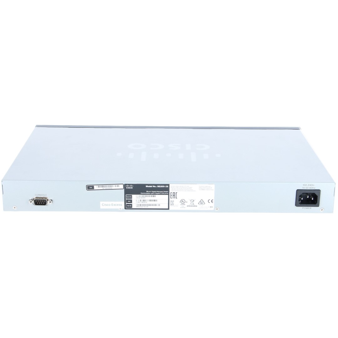Cisco Small Business 300 Series SG300-28 Managed Switch, 24-port 10/100/1000, 2x 10/100/1000 &amp; 2 combo mini-GBIC ports