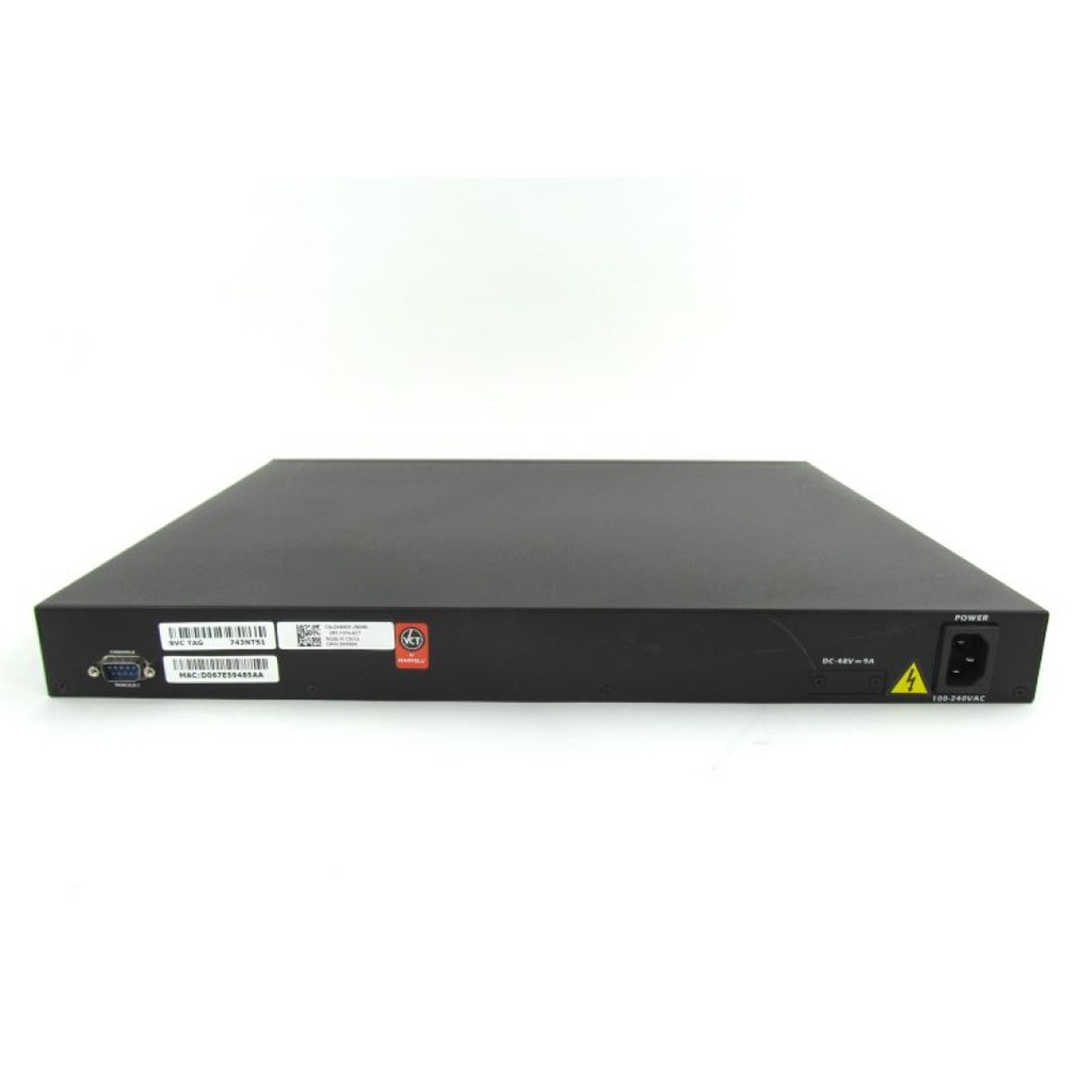 Dell PowerConnect 3524P 24xPorts PoE 10/100Base-T + 2x Shared SFP Ports Managed Rack-mountable Stackable Fast Ethernet Network Switch