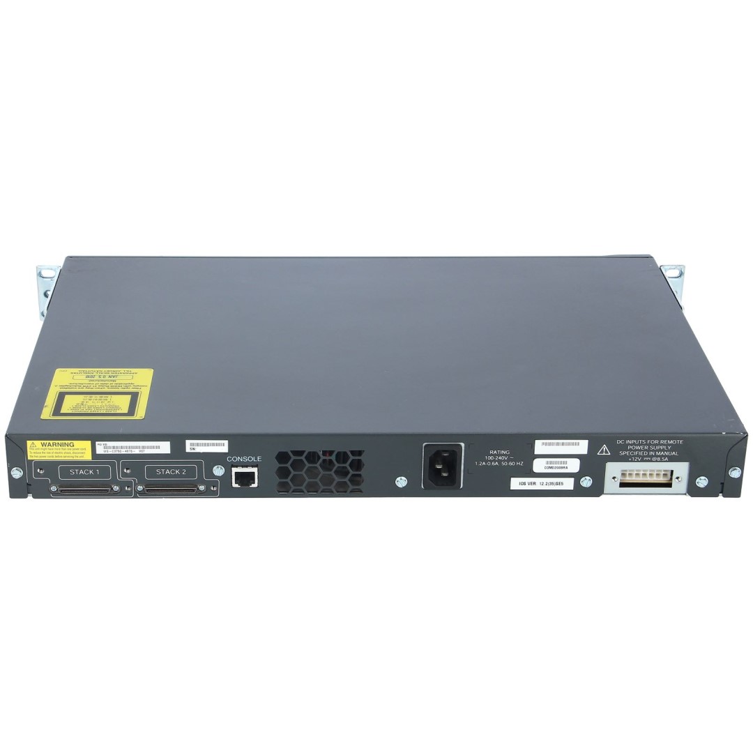 Cisco Catalyst 3750, 48 10/100 ports &amp; 4 SFP-based Gigabit Ethernet, IP Services (Enhanced Multilayer Image)