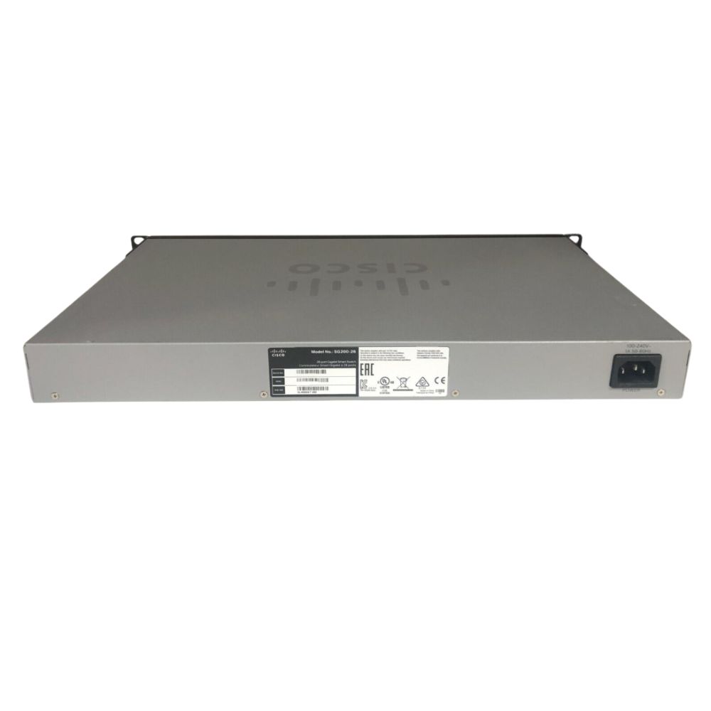 Cisco Small Business 200 Series SG200-26 Smart Switch, 24-Port 10/100/1000 &amp; 2 combo mini-GBIC ports