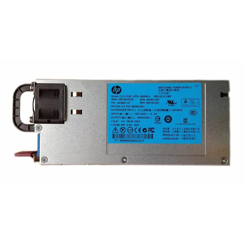 656362-B21 | HPE Power Supply 460W Common Slot Platinum Hot-Plug