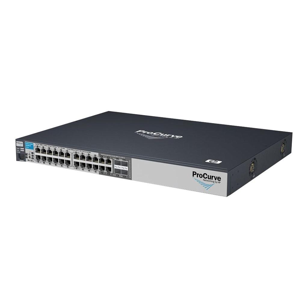 HP ProCurve 2510G-24 Switch 20 auto-sensing 10/100/1000 ports & 4 dual-personality ports (10/100/1000 RJ-45 or SFP)
