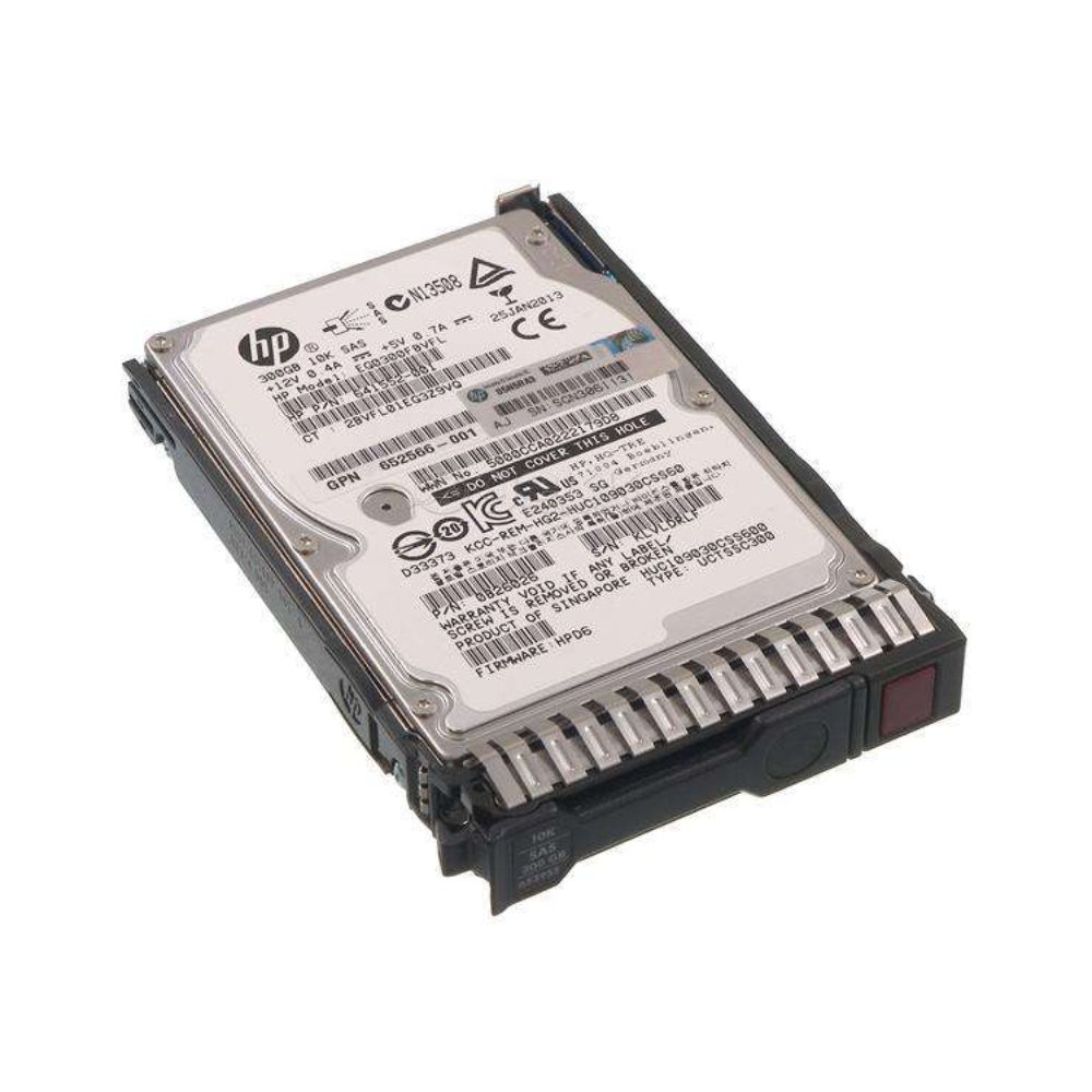 652564-B21 | Disco duro empresarial HPE 300 GB 10 K 2,5" SAS 6 Gb/s SC