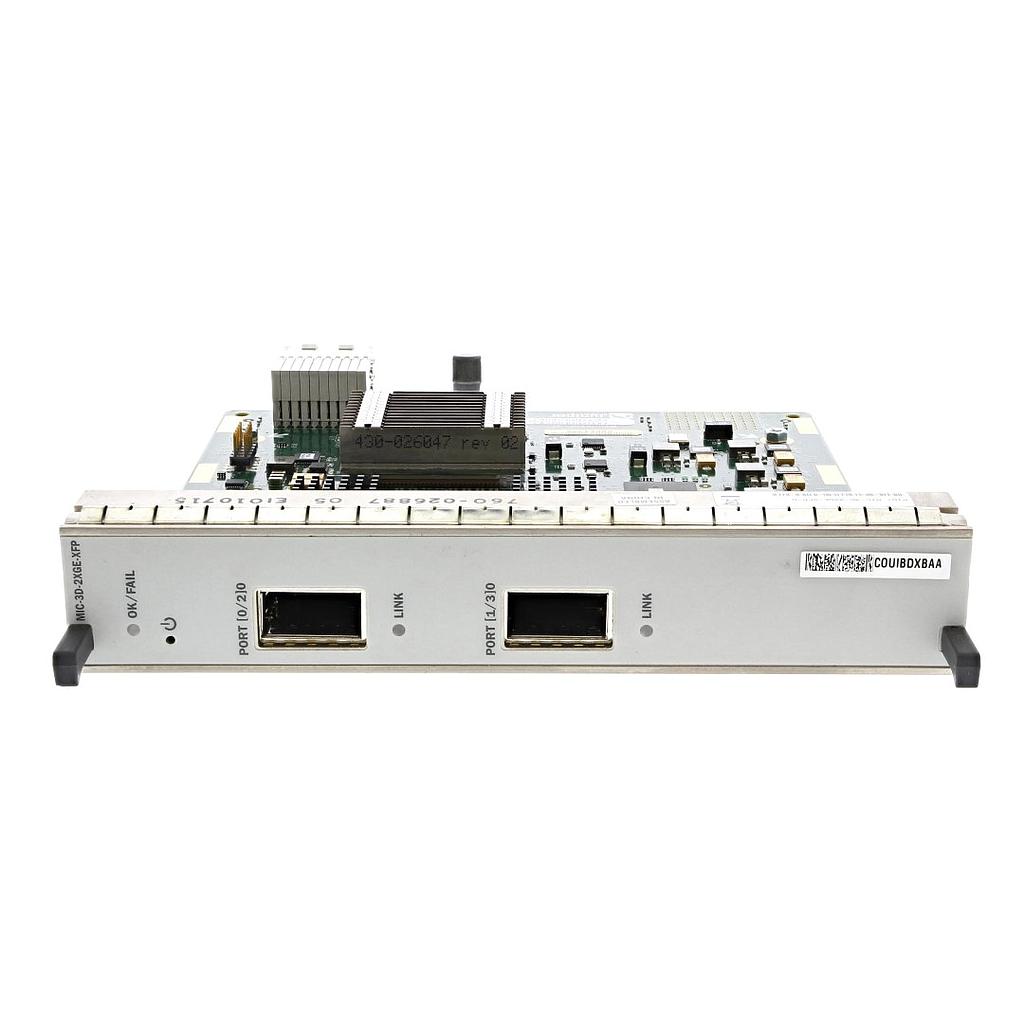 Juniper 2-port 10-Gigabit Ethernet MICs with XFP for MX Series Routers, optics sold separately