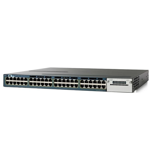 [WS-C3560X-48T-L] Cisco Catalyst 3560X Standalone 48 10/100/1000 Ethernet ports, with one 350W AC power supply 1 RU, LAN Base feature set