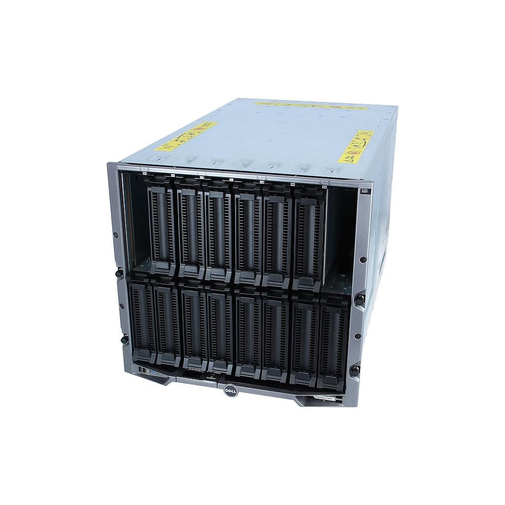 Dell PowerEdge M1000e 16 Slot Blade Chassis 10U; 2x CMC Module; 6x Power supplies; 9x fans