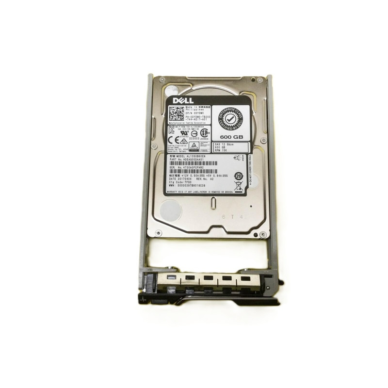 Dell 600GB 15K 2.5-inch SAS 12Gb/s Hard Drive w/caddy