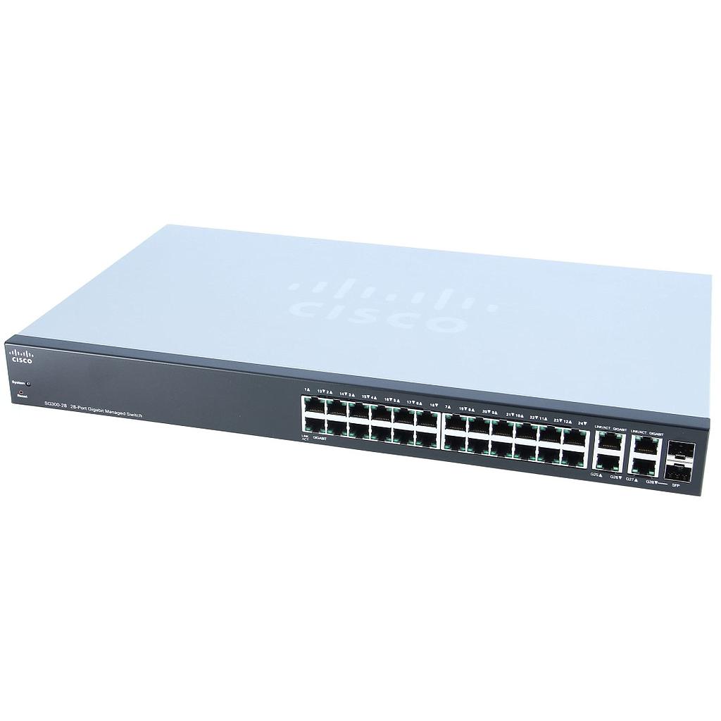 SRW2024-K9-EU | Cisco SG300-28 Switch 28 puertos Gigabit L2