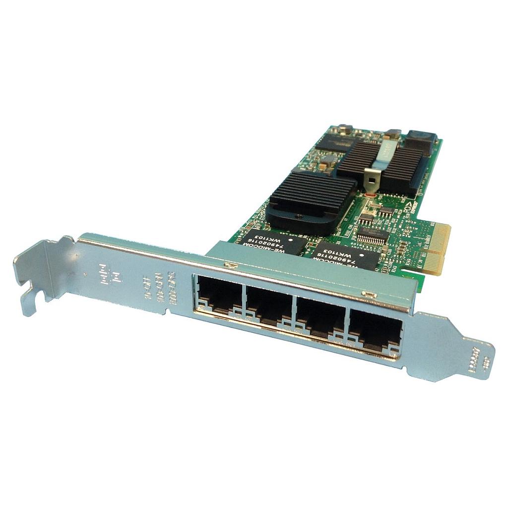 Dell Intel Pro/1000 VT NIC Gigabit Ethernet Quad Port 1GbE PCI-e Network Interface Card Adapter - Low Profile Bracket