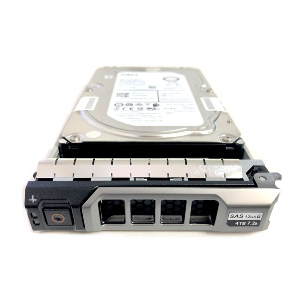 Dell 4TB 7.2K 3.5-inch SAS 12Gb/s 512n SED Hot-Plug Hard Drive w/ caddy 