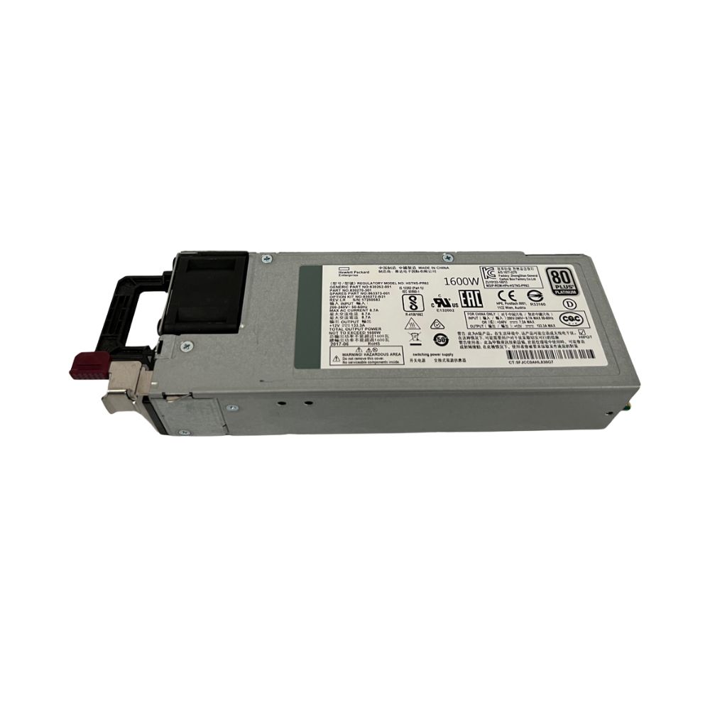 HPE 1600W Flex Slot Platinum Hot Plug Low Halogen Power Supply Kit
