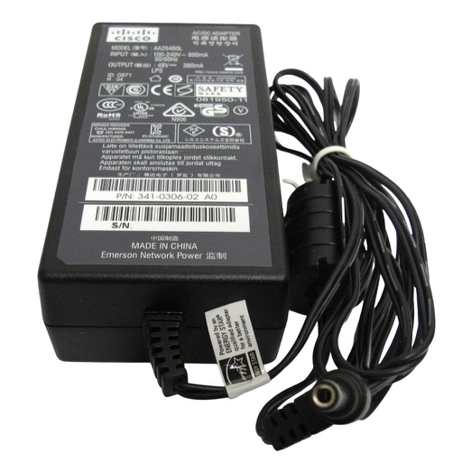 [341-0306-02] Adaptador de corriente alterna/continua Cisco de 48 V para Aironet