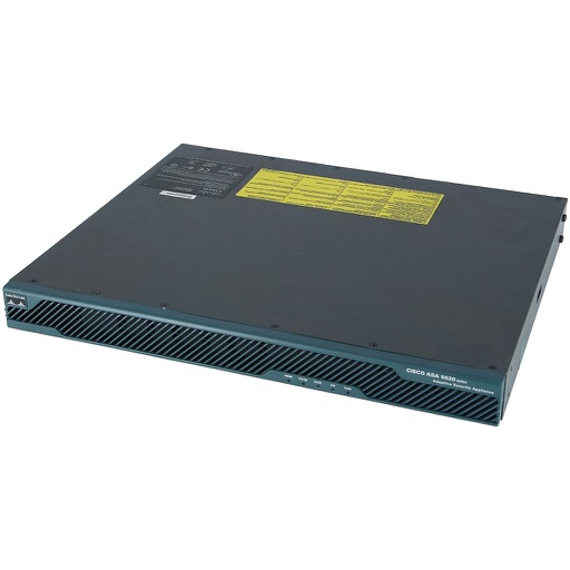 [ASA5520-BUN-K9] Cisco ASA 5520 Firewall Edition includes 4 Gigabit Ethernet interfaces + 1 Fast Ethernet interface, 750 IPsec VPN peers, 2 SSL VPN peers, Active/Active and Active/Standby high availability, 3DES/AES license