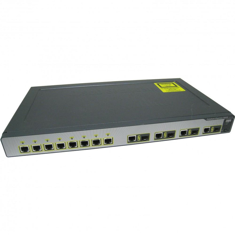 Cisco CE500G Eight 10/100/1000BT and Four 10/100/1000BT or SFP Uplinks, GUI software