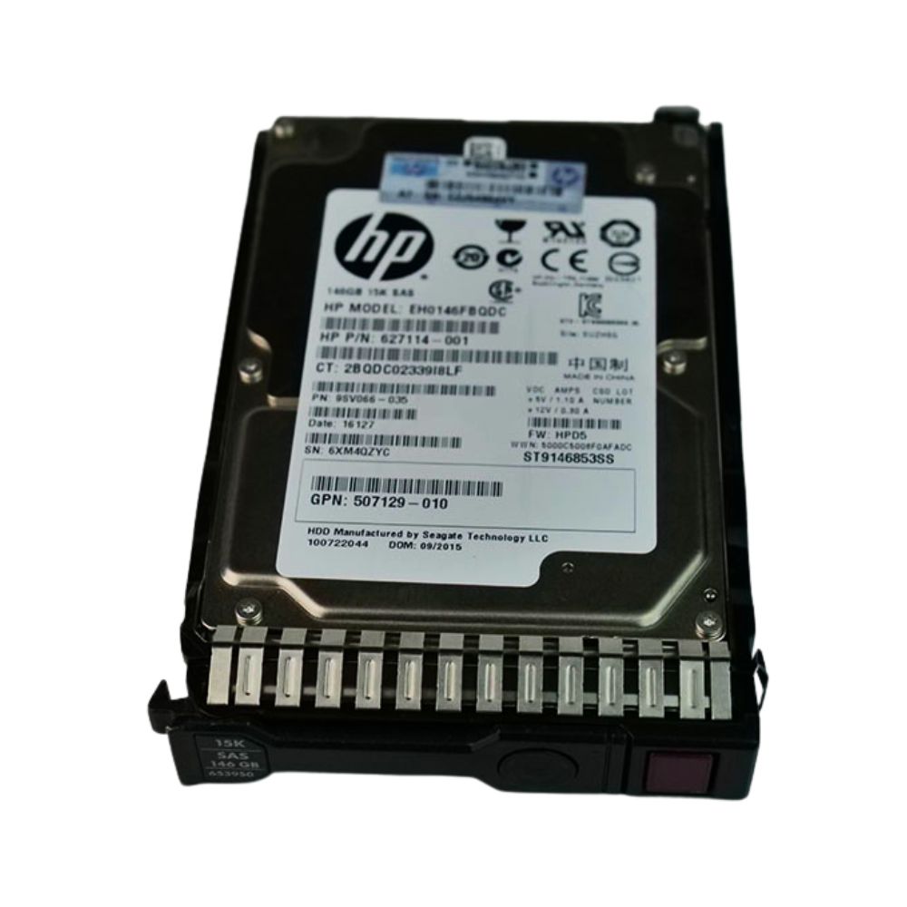 HPE 146GB 15K 2.5-inch SAS 6Gb/s SC Enterprise Hard Drive w/ caddy 
