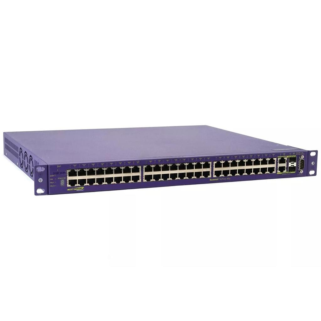 Extreme Networks Summit X250e-48p, 48 Port 10/100BASE-TX PoE Stackable Switch