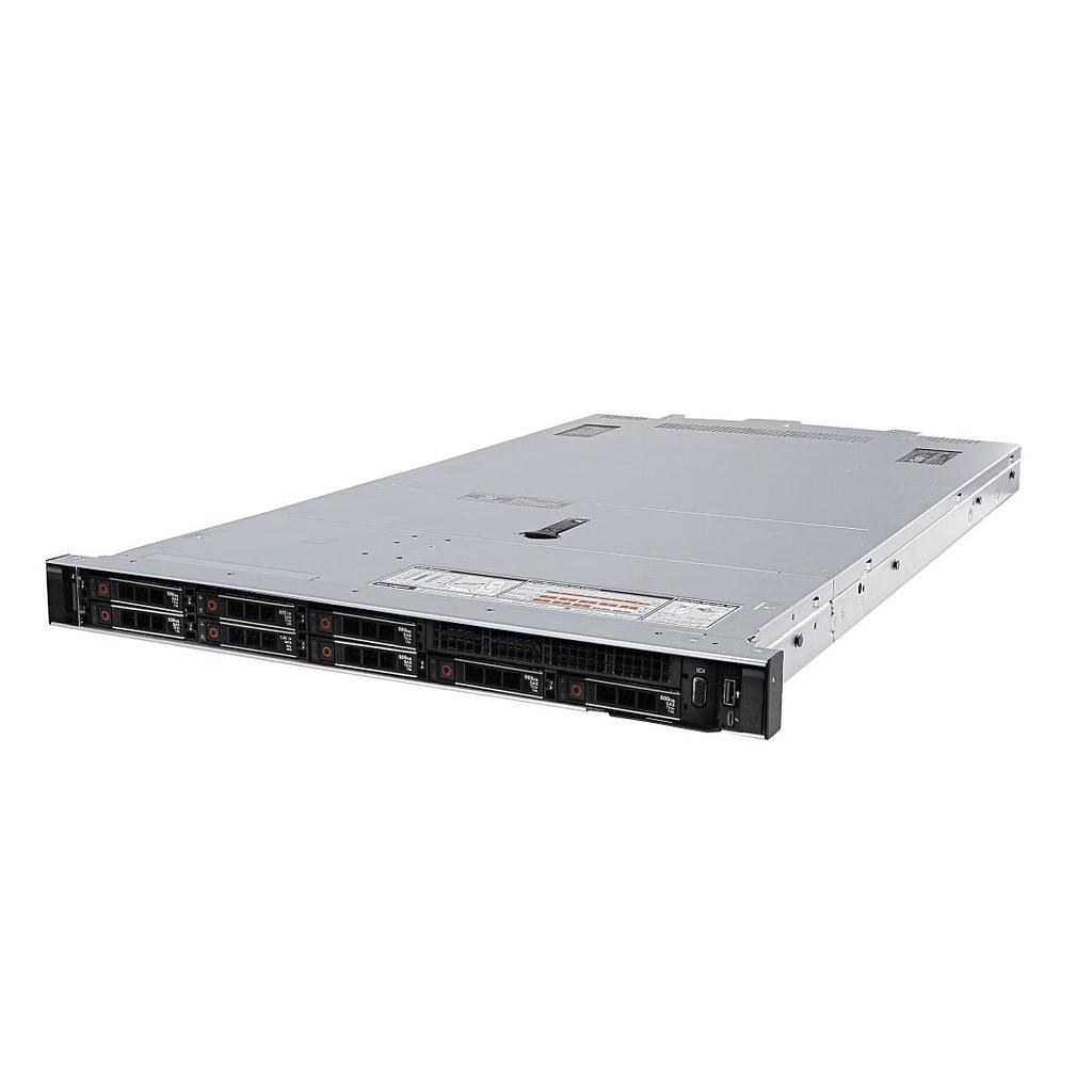 Dell PowerEdge R650, 8 SFF Drive Bays, CTO 1U; PERC S150 (SW RAID), iDRAC-9 (Enterprise), 3 x PCIe LP, 3rd Gen Processors