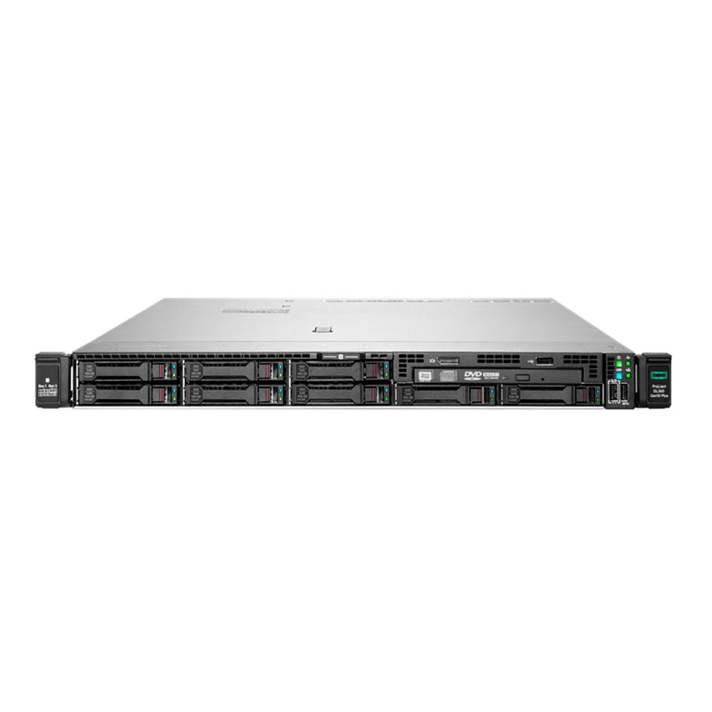 HPE ProLiant DL360 G10 Plus 8SFF CTO 1U; Embedded SW RAID SR100i; No embedded networking; iLO Advanced - 3rd Gen Processors