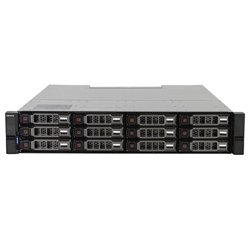 [ME4012-12LFF-ISCSI] Dell PowerVault ME4012 12LFF 2U Storage Area Network (x2 0VMRF PSU 580W - x2 D3M1V 4-port 10GBASE-T iSCSI Module Controller)