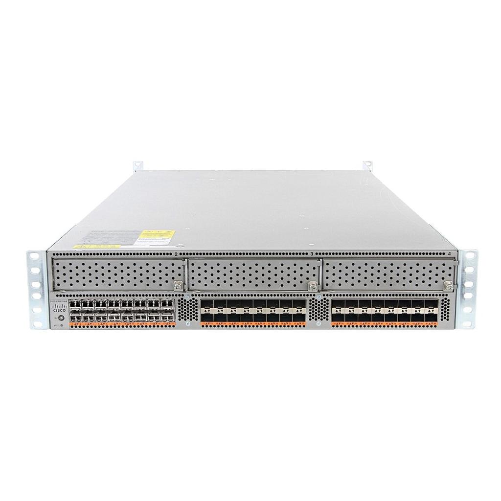 Cisco Nexus 5596UP 2RU, Chassis includes 48 fixed unified ports, 3 Expansion Slots, choice of airflow and power supply