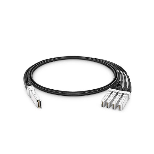 [QSFP-4SFP10G-CU1M-COM] Arpers Breakout Passive DAC Cable 40G QSFP+ to 4x10G SFP+, 1m, compatible with Cisco