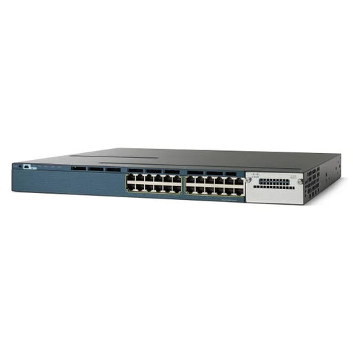 [WS-C3560X-24T-S] Cisco Catalyst 3560X Standalone 24 10/100/1000 Ethernet ports, with one 350W AC power supply 1 RU, IP Base feature set