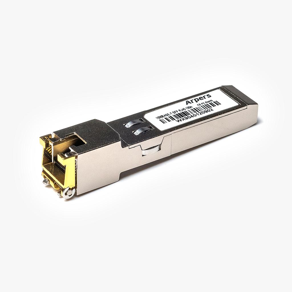 Arpers 10/100/1000BASE-T SFP SGMII, Categoría 5, 100m, RJ45 compatible with Juniper