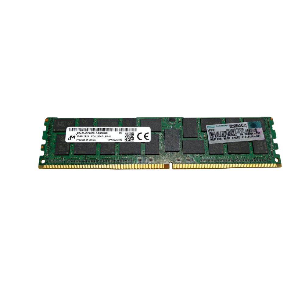HPE 32GB 2Rx4 PC4-19200T-L (DDR4-2400) Load Reduced CAS-17 Memory Kit