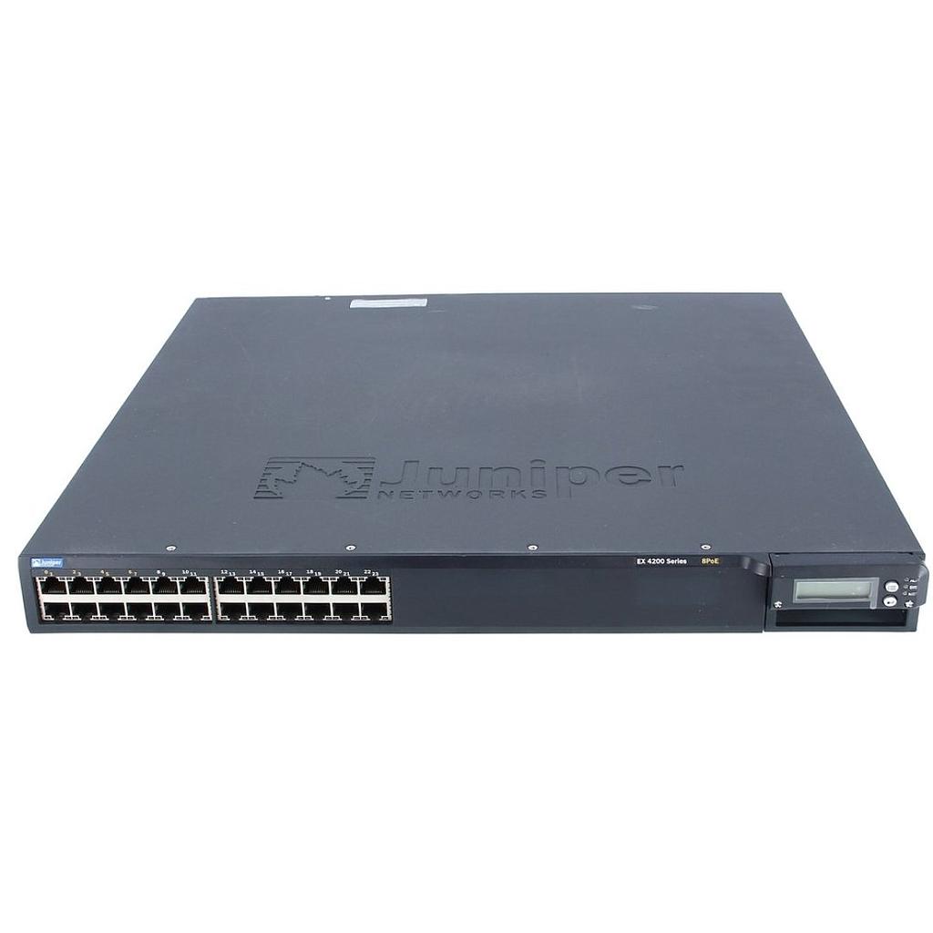 Juniper EX4200 24-port 10/100/1000BASE-T (8 PoE ports) Ethernet Switch &amp; one 320W AC PSU