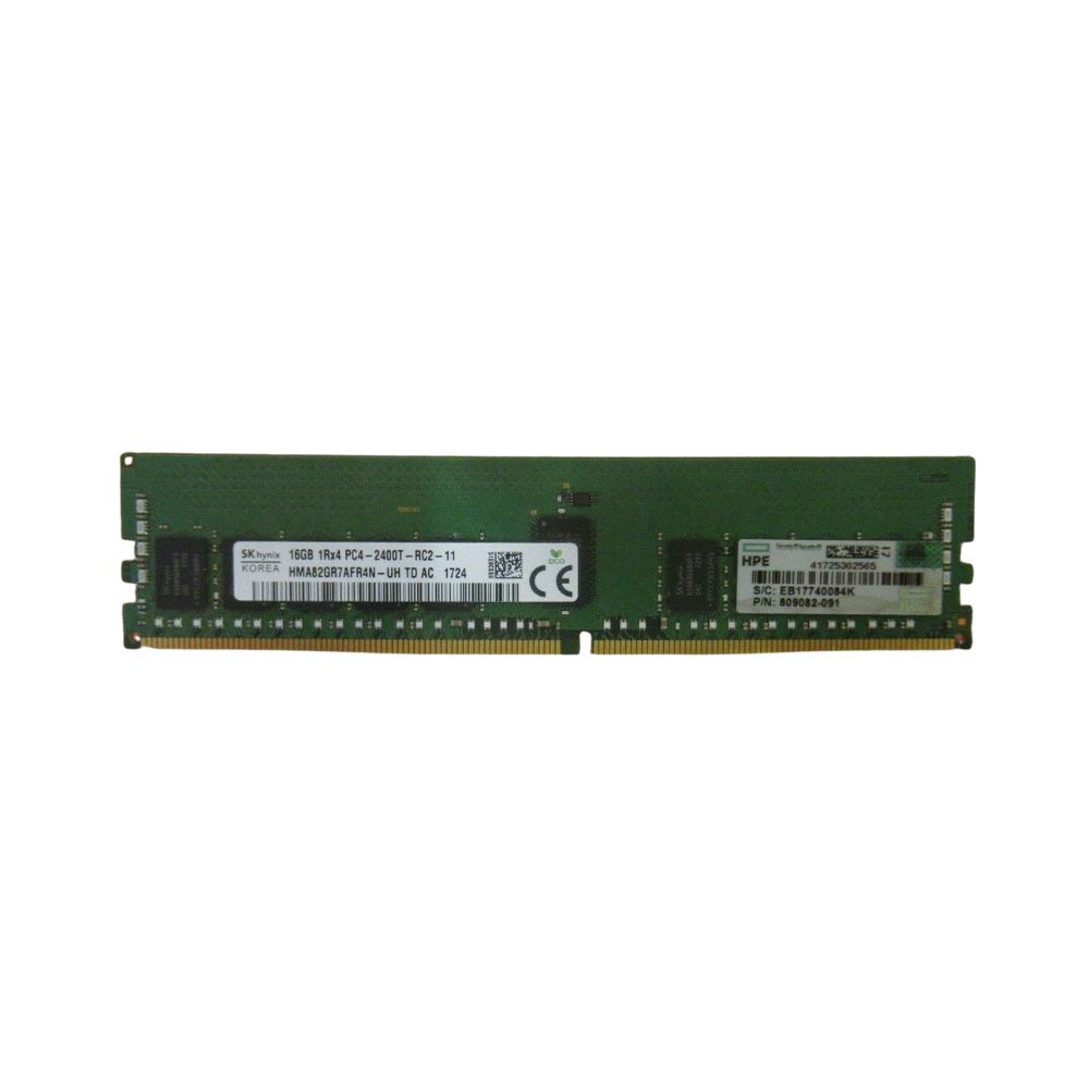 HPE 16GB 1Rx4 PC4-2400T-R (DDR4-2400) Registered CAS-17 Memory Kit