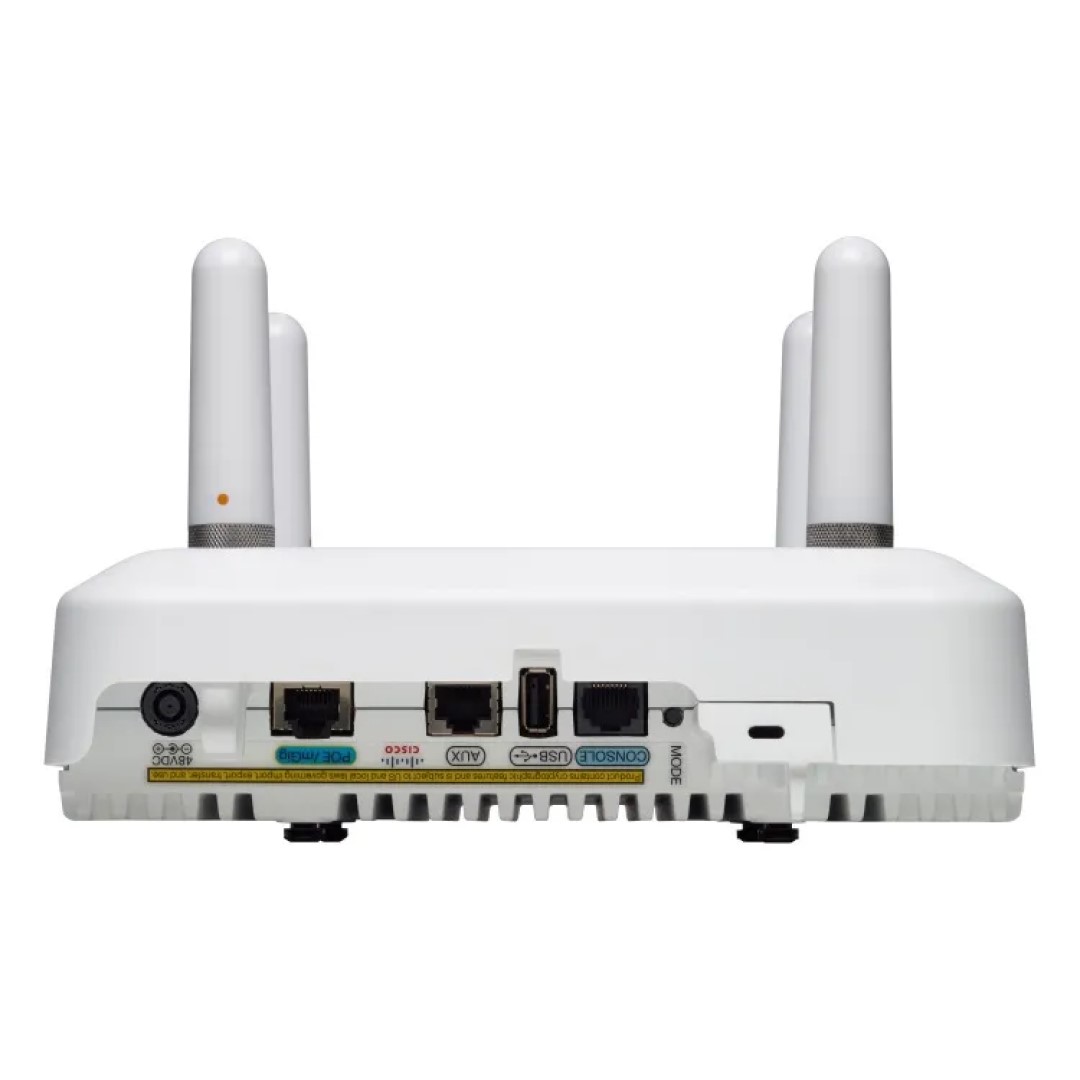 Cisco Aironet 3802P Access Point, Dual-band Controller-based 802.11a/b/g/n/ac Wave 2, External Antennas; multigigabit, E Regulatory Domain