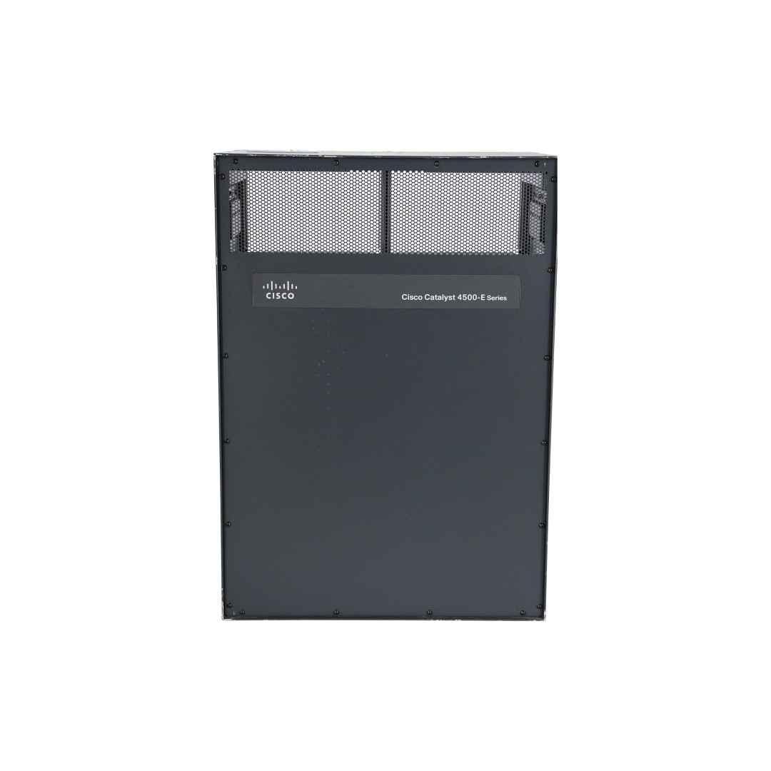 Cisco Catalyst E-Series 4510R switch (10-slot chassis), fan, no power supply; redundant supervisor capable