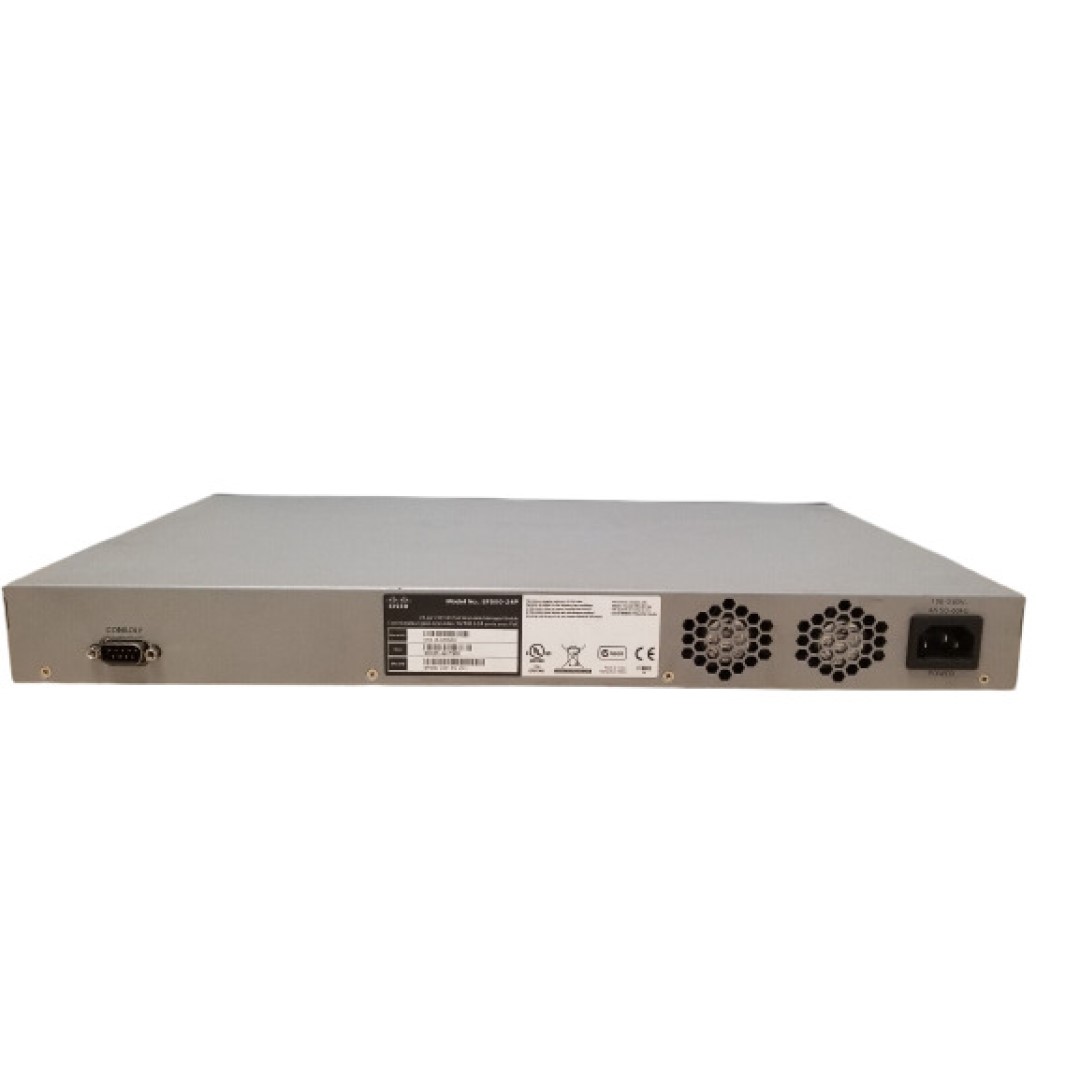 Cisco Small Business 500 Series 24-port 10/100 PoE+ with Gigabit Uplinks (2 combo Gigabit Ethernet & 2 1GE/5GE SFP) Stackable Managed Switch