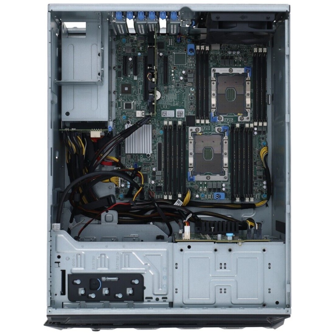Dell PowerEdge T440, 16 SFF Drive Bays, CTO 5U Tower; PERC S140 (SW RAID), iDRAC-9 (Enterprise), 2nd Gen Processors