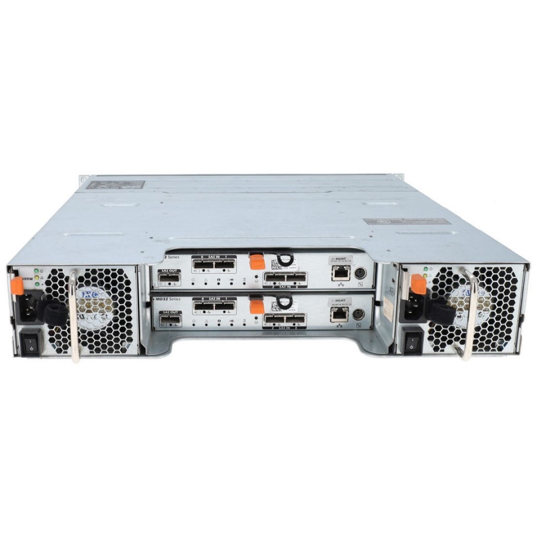 Dell PowerVault MD3220 24SFF 2U Direct Attach Storage (2x NFCG1 PSU 600W - 2x N98MP 6G SAS Module Controller)