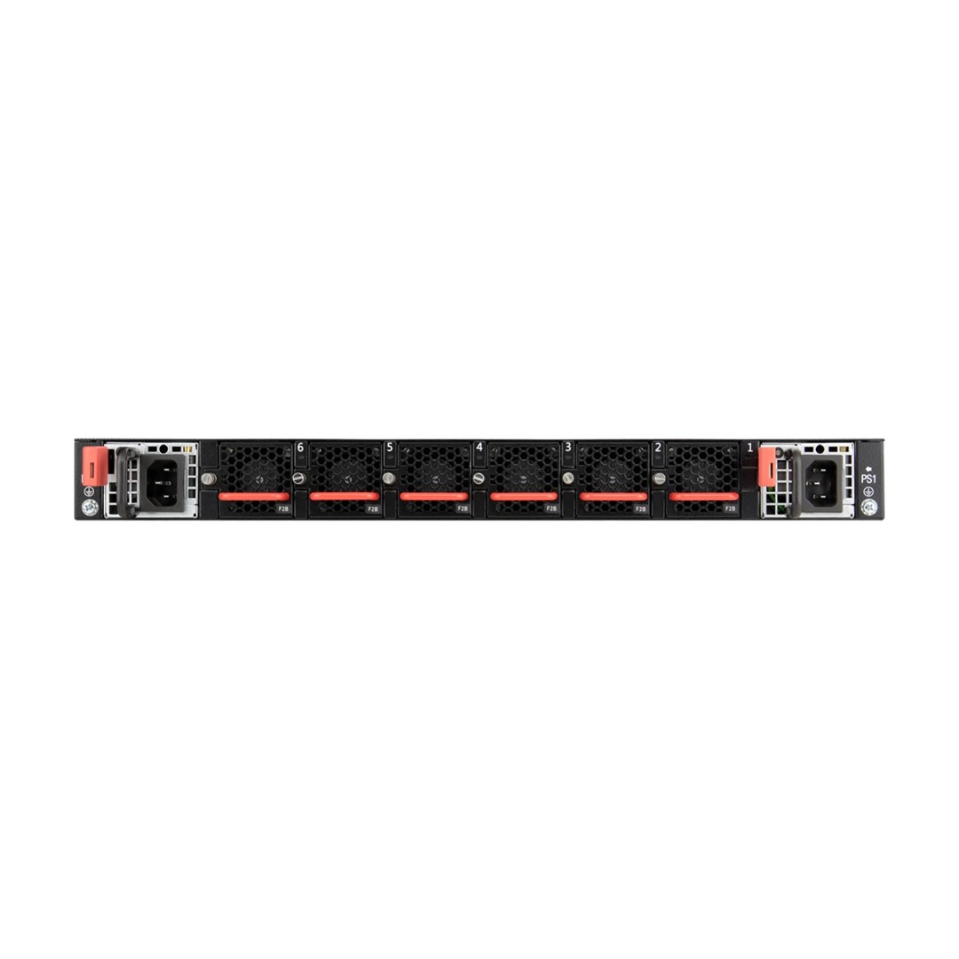 Edgecore AGR120, 48x 10GbE SFP+, 6x 100GbE QSFP28 ports, 2x AC PSUs, Front to Back Airflow, ONIE Software Installer, Aggregation Router