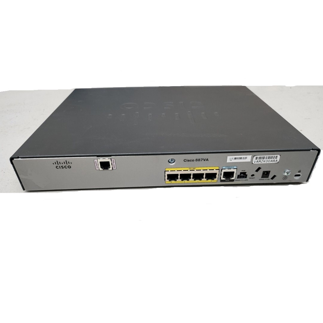 Cisco 887VA router with VDSL2/ADSL2+ over POTS, Lead Free, Data, Advanced Security