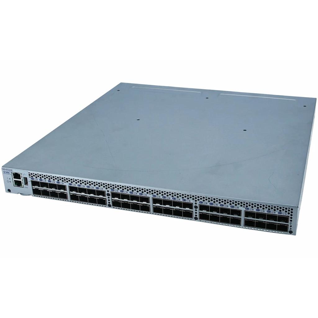 EMC Brocade Connectrix DS-6510B 48-Port SFP+ 16G (24 Active Ports) Fibre Channel (FC) SAN Switch