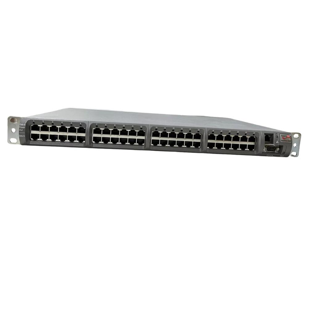Microsemi PowerDsine 6524G, 24-Port 10/100/1000BaseT, PoE Midspan, 15.4 W Per Port, AC Input, Managed, PoE Injector Hub
