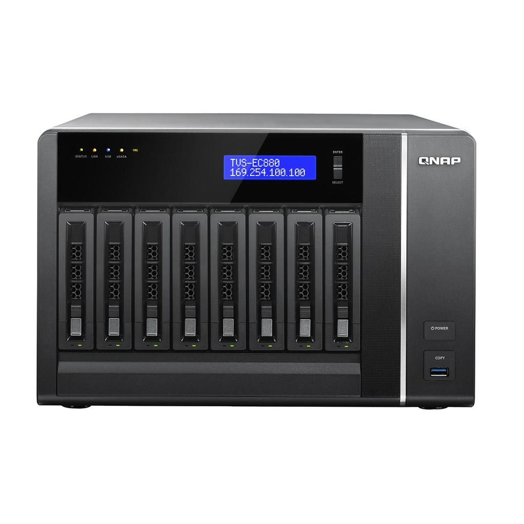 QNAP High Performance Edge Cloud Turbo vNAS 8-bay, 10GbE-Ready Chassis