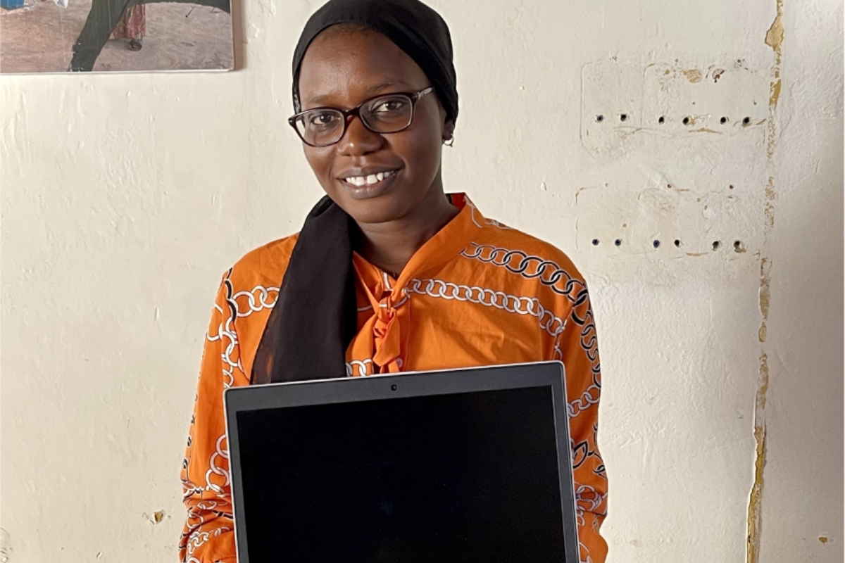 Un portátil para Mame Formación Senegal